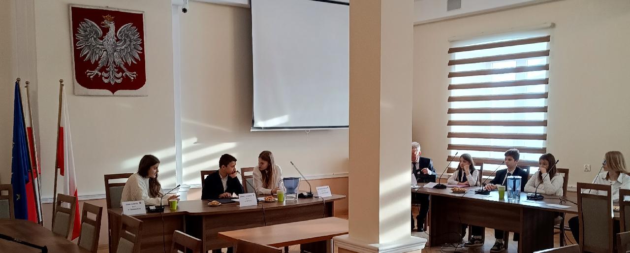 IV sesja Młodzieżowej Rady Miasta w Szczebrzeszynie